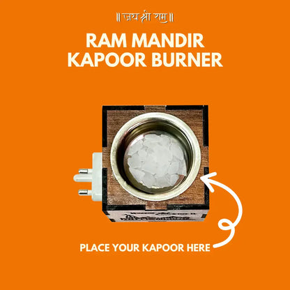 3-in-1 Ram Mandir Electric Aroma Burner & Night Lamp | Kapoor Burner